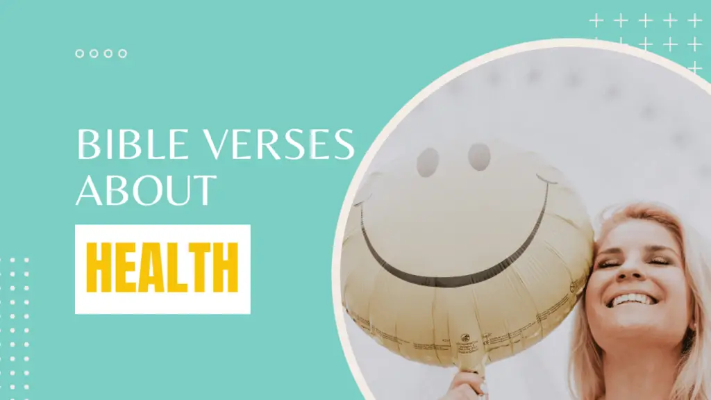 Bible verses about health